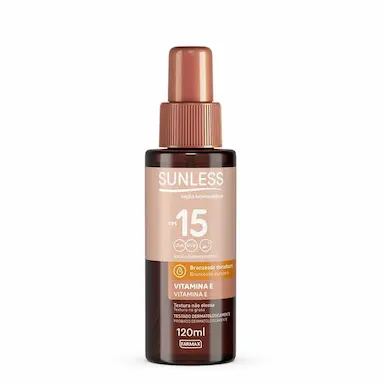 Loção Corporal Bronzeadora Sunless FPS15 120ml