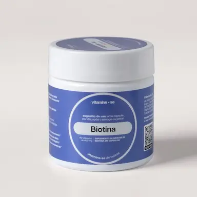 Suplemento Alimentar Vitamine-se Biotina 45mg 60 Cápsulas