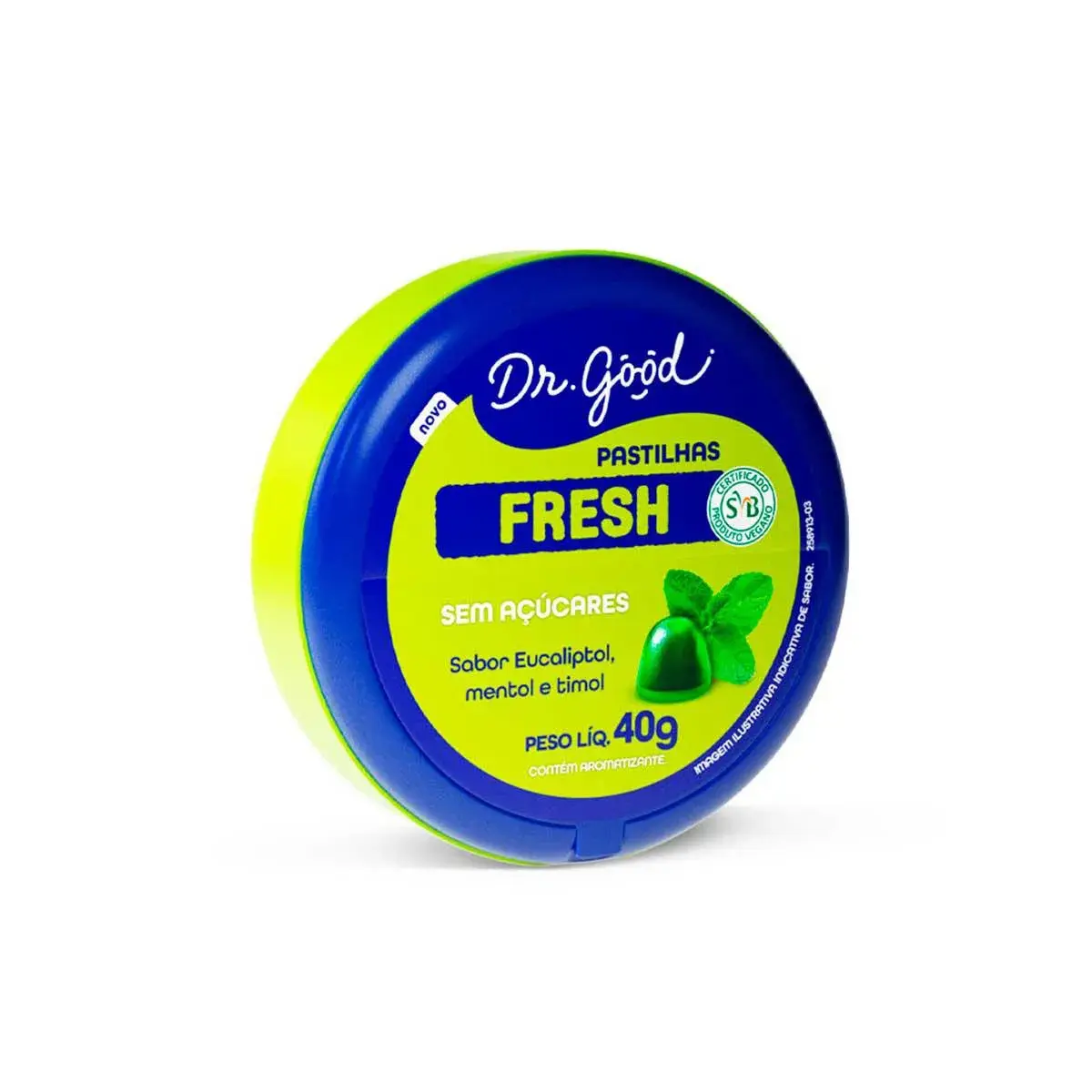 Pastilha Dr. Good Fresh Eucaliptol, Mentol e Timol 40g