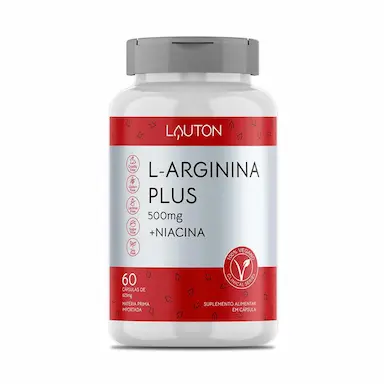 Suplemento Alimentar Lauton L- Arginina Plus 60 Cápsulas