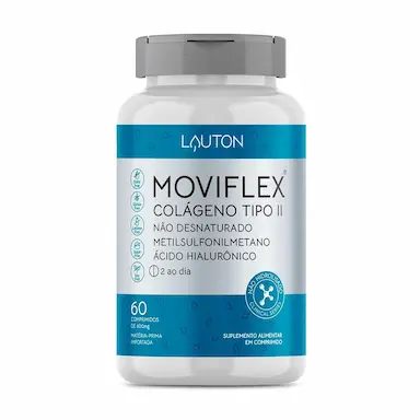 Suplemento Alimentar Colágeno Tipo II Moviflex Lauton 60 Comprimidos