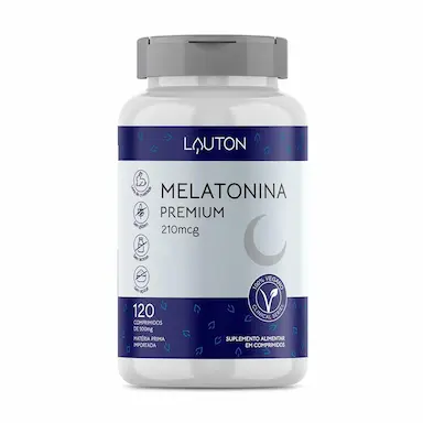Suplemento Alimentar Melatonina 210mcg Lauton 120 Comprimidos