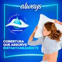 Absorvente Always Noturno Seca G com Abas 48 Unidades