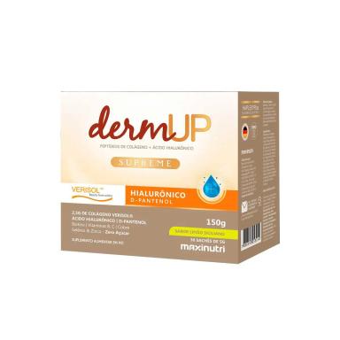 Suplemento Alimentar DermUp Supreme Verisol Sabor Limão Siciliano 30 Sachês