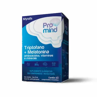 Promind Triptofano + Melatonina 60 Comprimidos