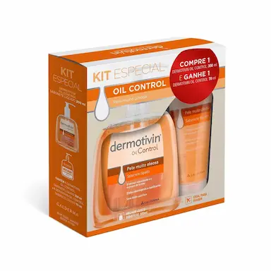 Kit Dermotivin Oil Control Sabonete Líquido 300ml + 70ml