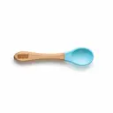 Colher de Treinamento Cabo Curto Fisher-Price Bam N'Boo Azul - 1 Unidade