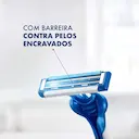 Barbeador Gillette Derma Proteção Descartável 4 unidades