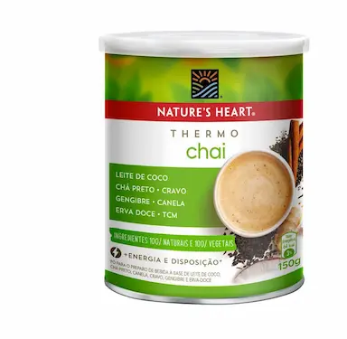 Pré-Treino Nature's Heart Thermo Chai 150g