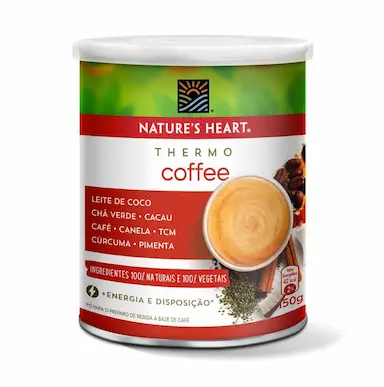 Pré-Treino Nature's Heart Thermo Coffee 150g