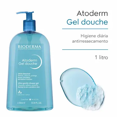 Gel de Banho Atoderm Bioderma Hidratante 1L