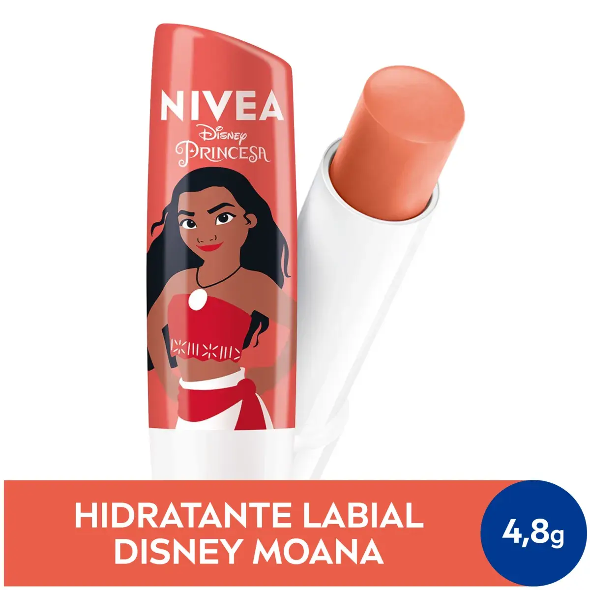 Hidratante Labial Nivea Disney Moana Ed. Limitada Pêssego Shine – 4,8g
