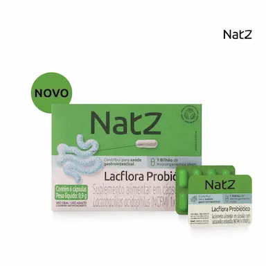 Probiótico Natz Lactobacillus Acidophilus 6 cápsulas