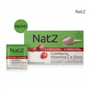 Suplemento Alimentar Natz Cranberry, Vitamina C e Zinco 5g - 30 Sachês