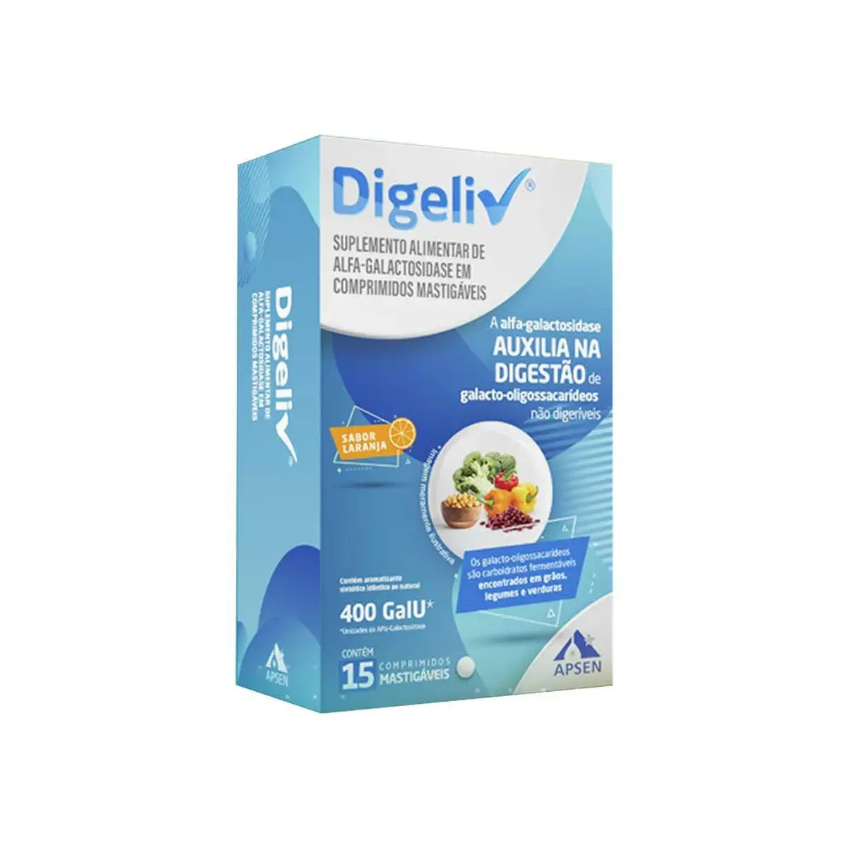Suplemento Alimentar Digeliv 15 comprimidos