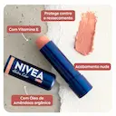 Hidratante Labial Nivea Hidra Color 2 em 1 Nude 4,8g