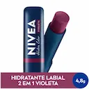 Hidratante Labial Nivea Hidra Color 2 em 1 Violeta 4,8g