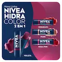 Hidratante Labial Nivea Hidra Color 2 em 1 Violeta 4,8g