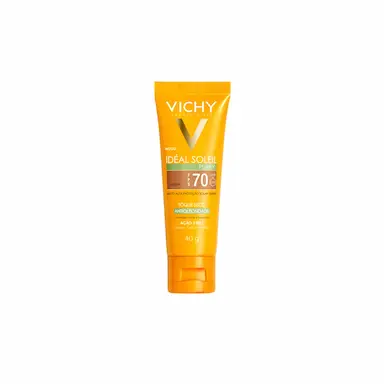 Protetor Solar Vichy Idéal Soleil Purify Cor Média FPS 70 40g