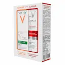 Kit Vichy Protetor Solar Capital Soleil Purify Antioleosidade FPS 70 40g + Ampola Capilar Dercos Energizante 40ml