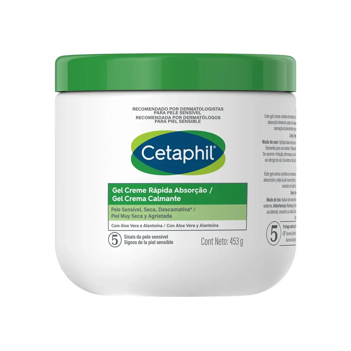 Gel Creme Calmante Cetaphil Rápida Absorção 453g