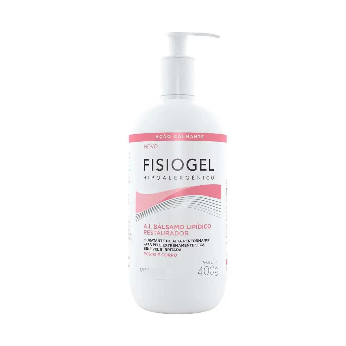 Bálsamo Lipídico Restaurador Hidratante Fisiogel A.I. Ação Calmante Pele Seca e Sensível 400ml