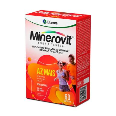 Suplemento Alimentar Minerovit AZ Mais 60 cápsulas