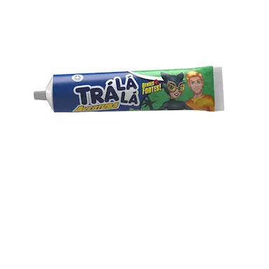 Pasta de Dente Infantil Trá Lá Lá Aventura Anticárie Menta Fresh com Flúor 50g