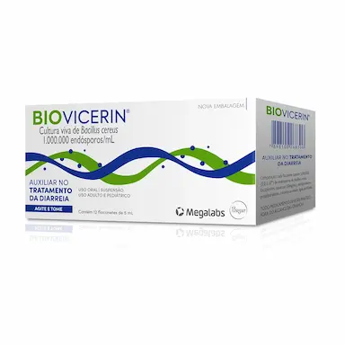 Probiótico Biovicerin 12 Flaconetes 5ml cada