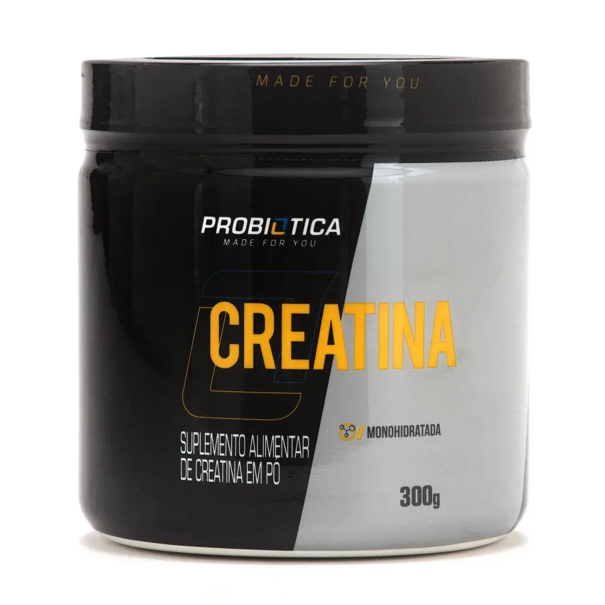 Suplemento Alimentar de Creatina Pura Probiótica 300g