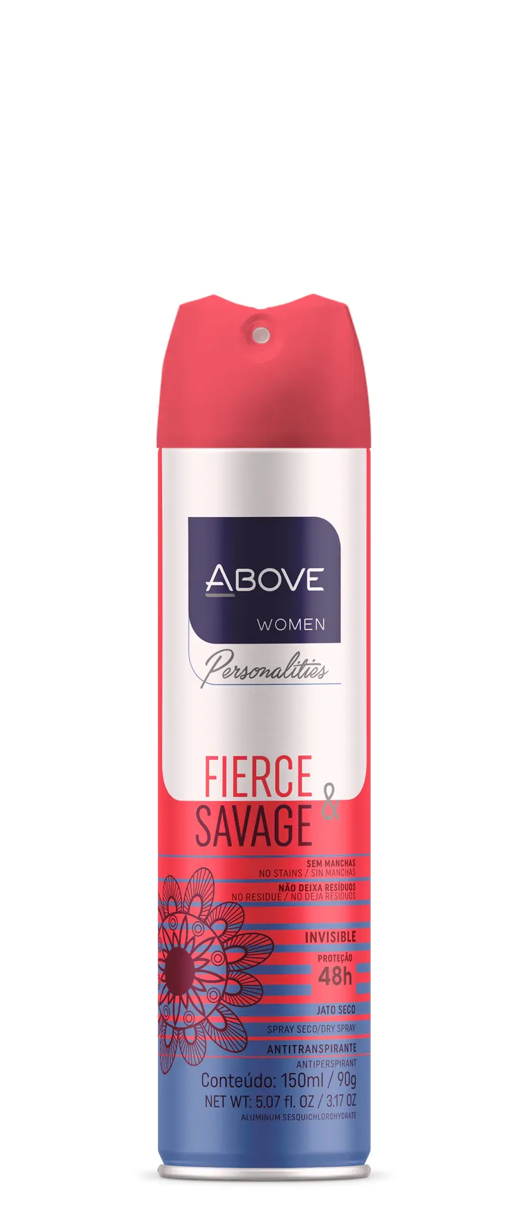 Desodorante Above Women Personalities Fierce & Savage Aerossol Antitranspirante 150ml