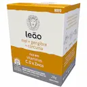 Chá Vitamínico Leão Mel, Gengibre e Cúrcuma 10 sachês 20g cada