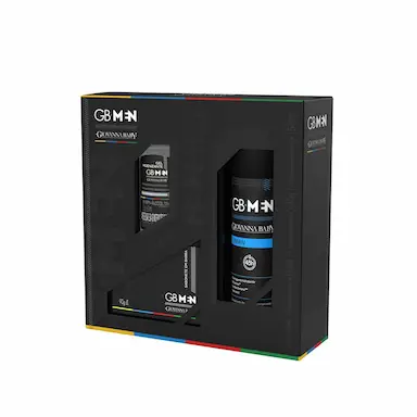 Kit Giovanna Baby Men Clean Care - 1 Desodorante Aerosol 150ml + 1 Sabonete em Barra 90g​ + 1 Álcool Gel Higienizante 60ml​