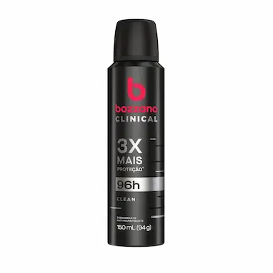 Desodorante Bozzano Clinical Clean Aerosol Antitranspirante Masculino 150ml
