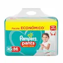 Fralda Pampers Pants Ajuste Total XG - 86 Unidades
