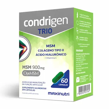 Condrigen Trio (MSM + Colágeno Tipo II + HA + Vitamina C) 60 cápsulas