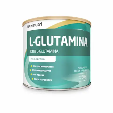 Suplemento Alimentar de L-Glutamina em Pó Micronizada Maxinutri 300g