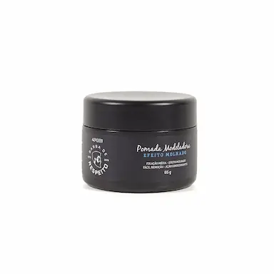 Pomada Modeladora Barba de Respeito 4 por 1 Efeito Molhado 55g