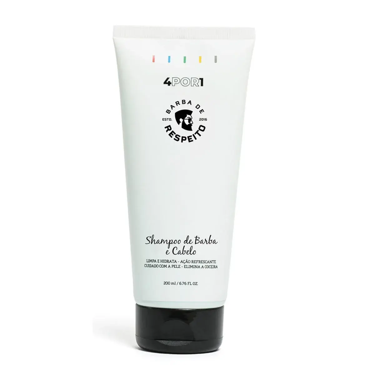 Shampoo para Barba e Cabelo Barba de Respeito 200ml