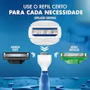 Carga para Aparelho de Depilação Gillette Mach 3 Corpo 2 unidades
