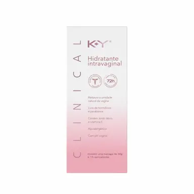 Hidratante Intravaginal K-Y Clinical 30g + 10 aplicadores