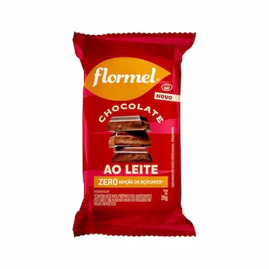 Chocolate Ao Leite Flormel Zero Açúcar 20g