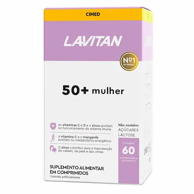 Lavitan 50+ Mulher 60 cápsulas