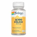 Suplemento Alimentar Solaray Ácido Fólico 400mcg - 180 Comprimidos