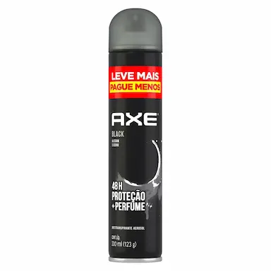 Desodorante Axe Black Antitranspirante Aerosol Masculino 200ml