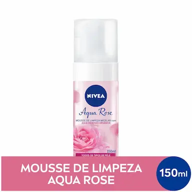 Mousse de Limpeza Facial Nivea Aqua Rose 150ml