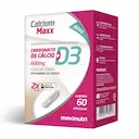 Calcium Maxx Cálcio + D3 600mg Maxinutri 60 cápsulas