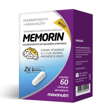 Memorin Fósforo + Vitaminas Maxinutri 60 cápsulas