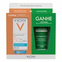 Kit Vichy Protetor Solar Facial Capital Soleil Hydra-Matte Sem Cor FPS 50 30g + Gel de Limpeza Facial Normaderm 40g