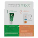 Kit Vichy Protetor Solar Facial Capital Soleil Hydra-Matte Sem Cor FPS 50 30g + Gel de Limpeza Facial Normaderm 40g